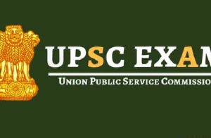 Image Showing The Text of UPSC in Green Background.
