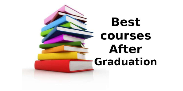 An Image Full Of Books With The Text That Shows Best Courses After Graduation.